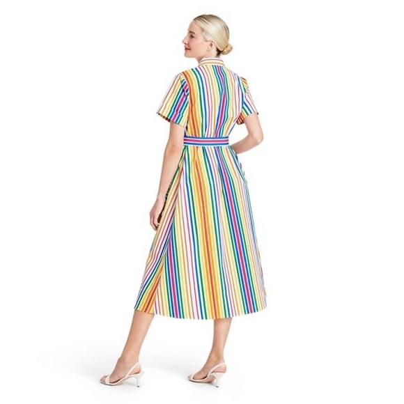 Christopher John Rogers x Target NWT Rainbow Dress - Picture 3 of 16